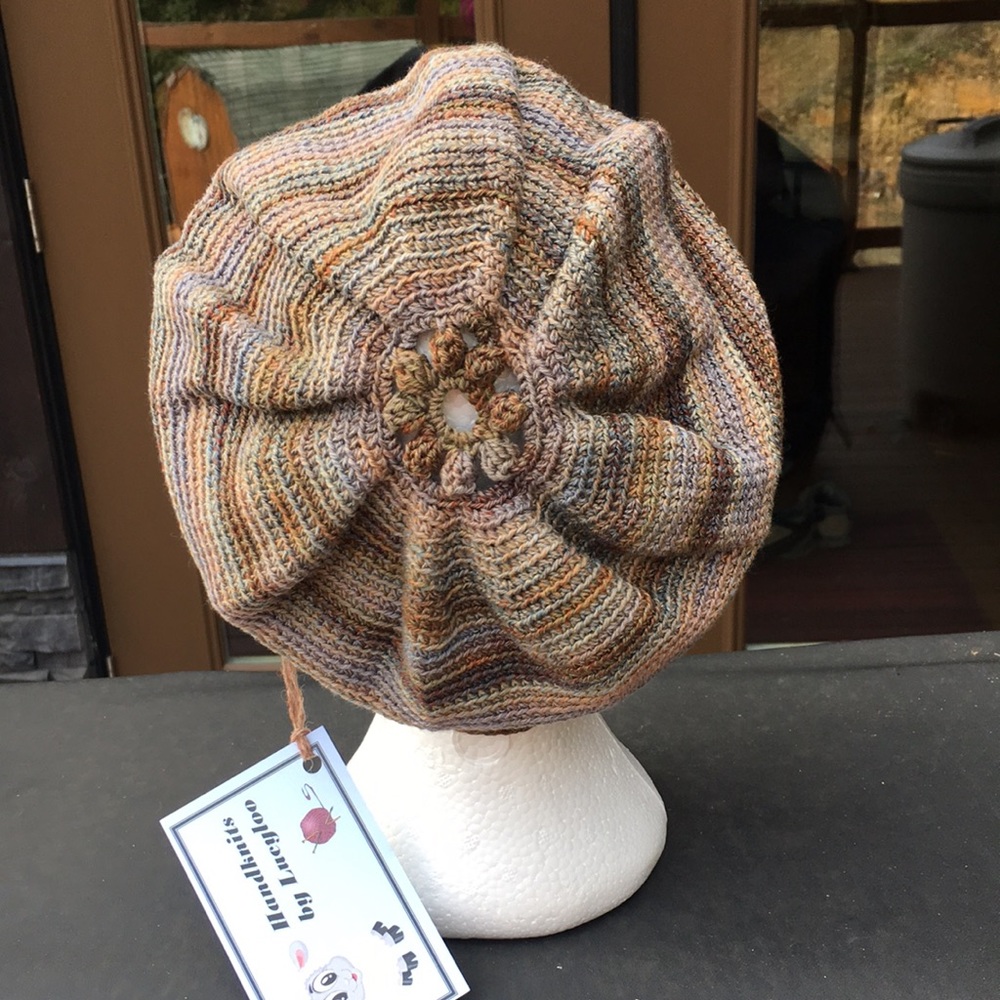 Hand Crocheted Hat/Toque - Picture 2 of 7